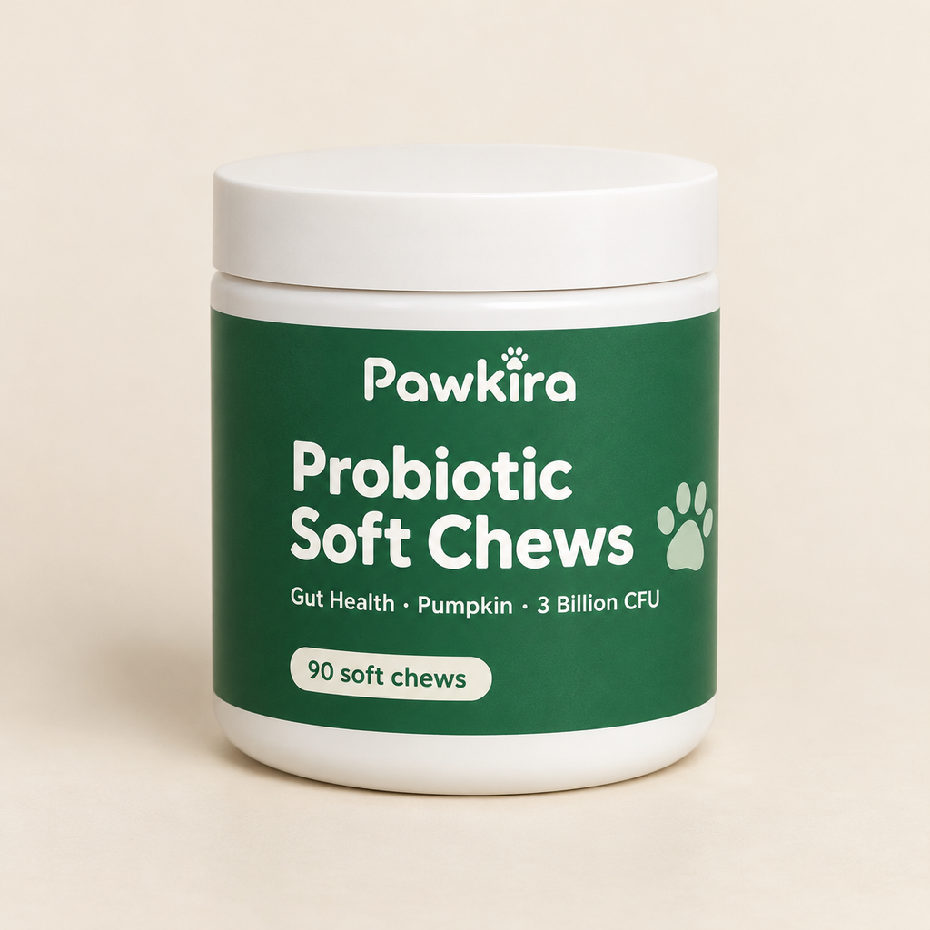 Pawkira Probiotic Soft Chews for Dogs